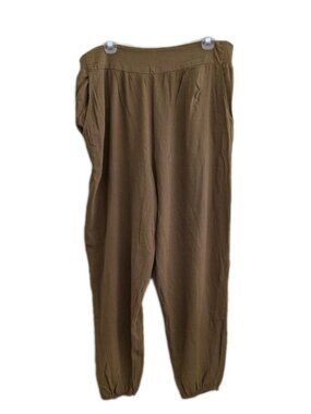 SO High Rise Joggers Olive Green Pocketed Athleisure Gorpcore Soft Gym XL